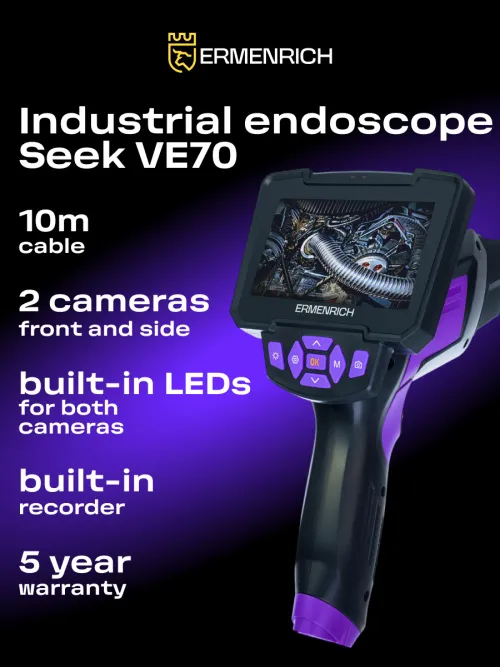 photograph Ermenrich Seek VE70 Industrial Endoscope,  15