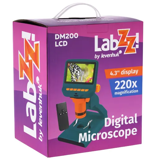 image Levenhuk LabZZ DM200 LCD Digital Microscope - Exhibition Item,  14