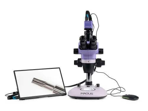 photograph MAGUS Stereo D8T LCD BASE Digital Stereomicroscope,  5