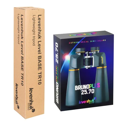 photograph Levenhuk Bruno PLUS 25x70 Binoculars and Tripod Set,  16