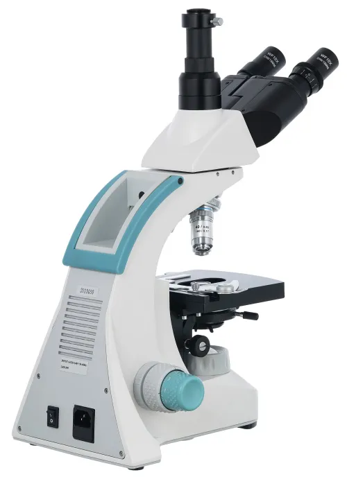 photograph Levenhuk 950T DARK Trinocular Microscope,  7