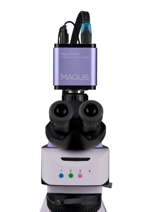 photo MAGUS Lum D460L LCD Fluorescence Digital Microscope,  12
