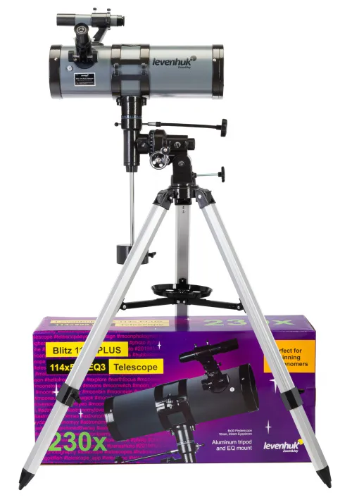 photograph Levenhuk Blitz 114s PLUS Telescope - Exhibition Item,  2