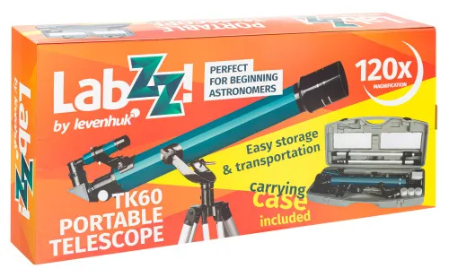 photo Levenhuk LabZZ TK60 Telescope with case,  14