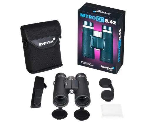photo Levenhuk Nitro ED 8x42 Binoculars,  3