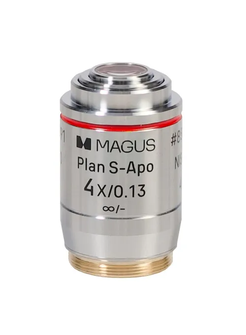 photograph MAGUS FL S-APO60 PlanF S-Apo 4х/10х/20х/40х/100х oil ∞/0.17 H60mm Objective Set,  3