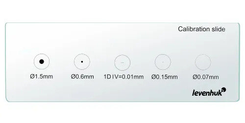 picture Levenhuk MED X/Y Calibration Slide,  3