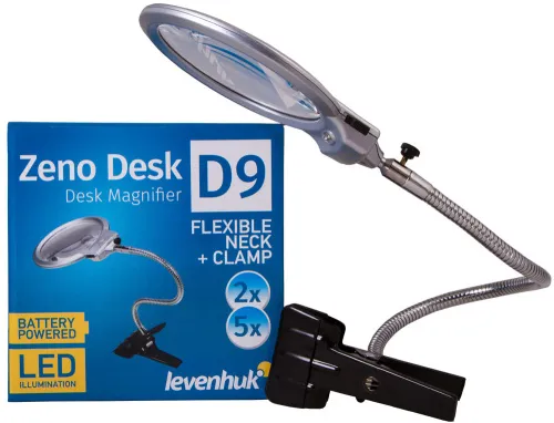 photo Levenhuk Zeno Desk D9 Magnifier,  3