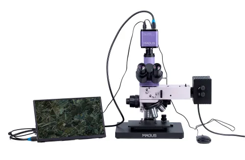 picture MAGUS Metal D630 BD LCD Metallurgical Digital Microscope,  6