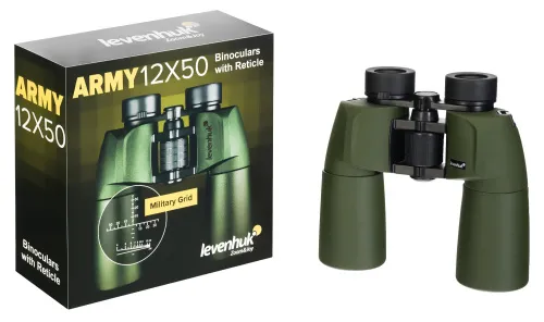 photo Levenhuk Army 12x50 Binoculars with Reticle,  6