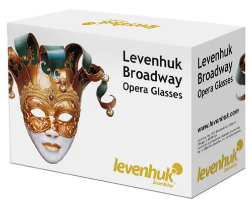 photograph Levenhuk Broadway 325F Opera Glasses (silver, with LED light and chain),  5