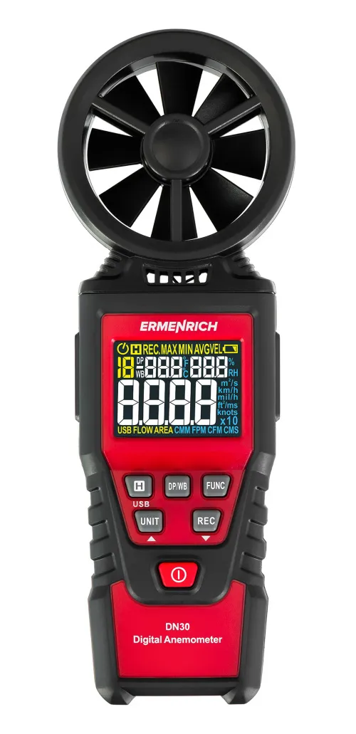 image Ermenrich Seek DN30 Digital Anemometer,  3