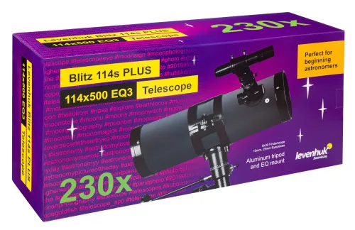 photograph Levenhuk Blitz 114s PLUS Telescope - Exhibition Item,  12