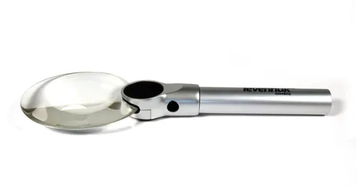 picture Levenhuk Zeno 400 LED Magnifier, 2/4x, 88/21mm, Metal,  5