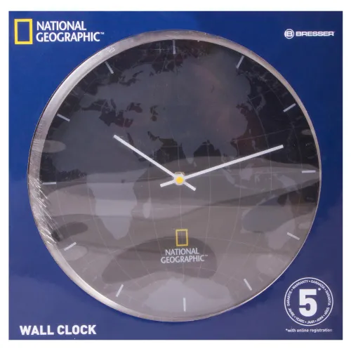 photograph Bresser National Geographic Wall Clock 30cm - Exhibition Item,  7