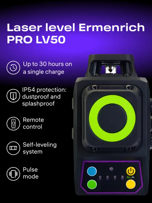 photograph Ermenrich PRO LV50 Laser Level,  12