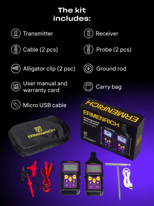 photo Ermenrich Ping SM150 Underground Wire Locator,  15