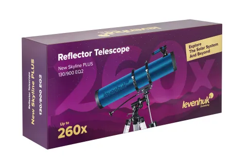 photo Levenhuk New Skyline PLUS 130/900 EQ2 Telescope,  13