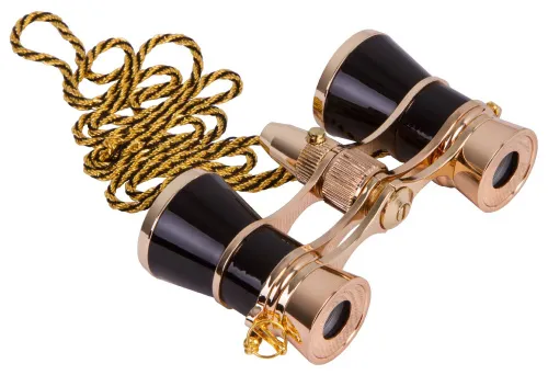 photo Levenhuk Broadway 325F Opera Glasses (with LED light and chain),  5