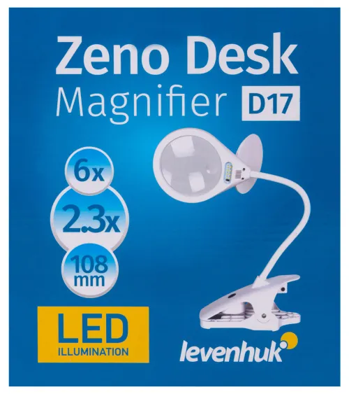 photograph Levenhuk Zeno Desk D17 Magnifier - Exhibition Item,  12