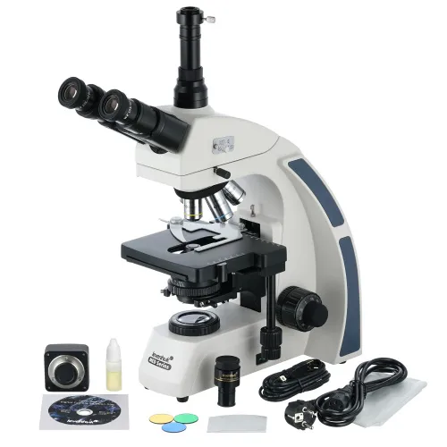 photo Levenhuk MED D40T Digital Trinocular Microscope,  2