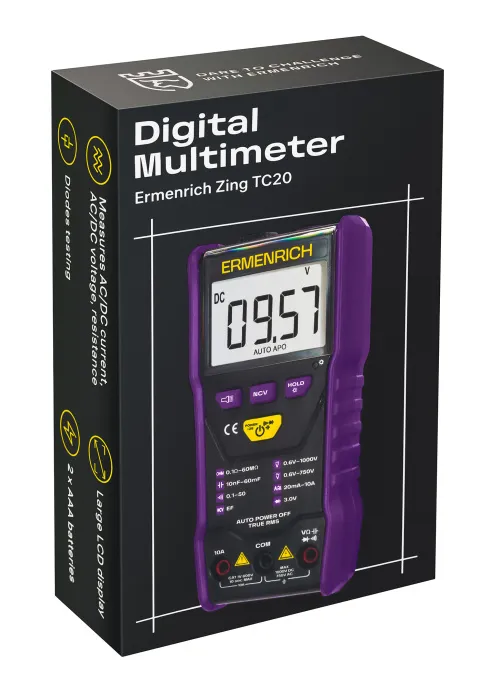 photograph Ermenrich Zing TC20 Digital Multimeter,  7