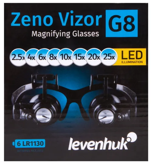 photograph Levenhuk Zeno Vizor G8 Magnifying Glasses,  15