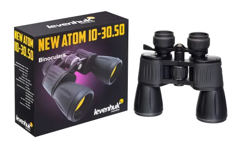 picture Levenhuk New Atom 10–30x50 Binoculars,  5