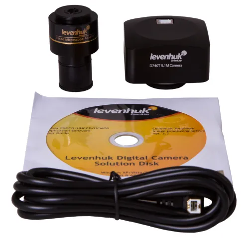 photograph Levenhuk D740T 5.1M Digital Trinocular Microscope,  18