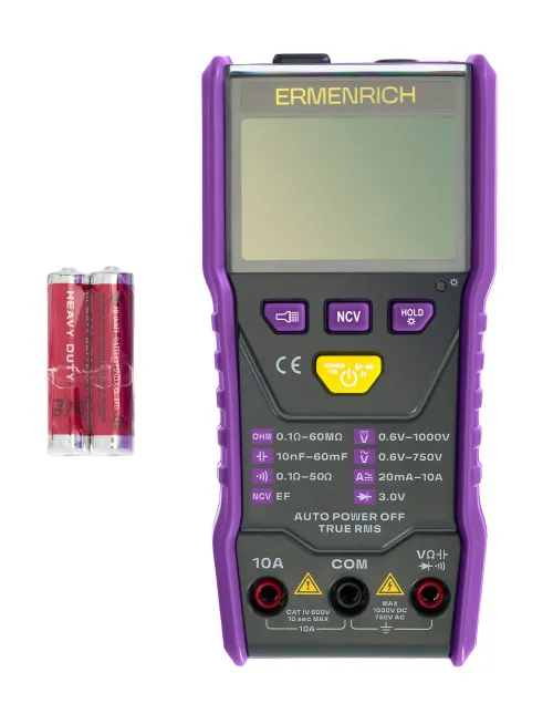 photograph Ermenrich Zing TC20 Digital Multimeter,  2