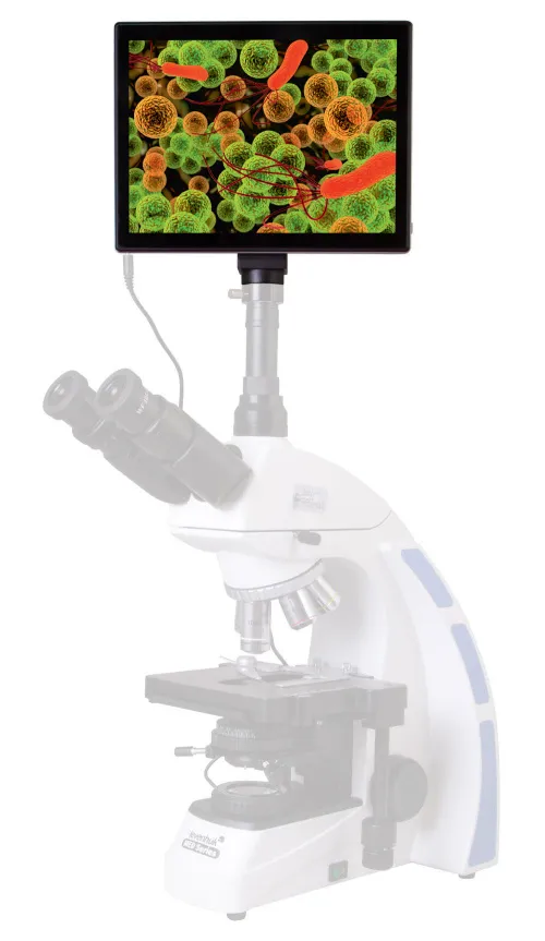 photo Levenhuk MED 5M Microscope Digital Camera with 9.4" LCD Screen,  7