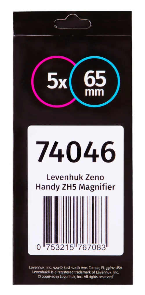 photograph Levenhuk Zeno Handy ZH5 Magnifier,  8