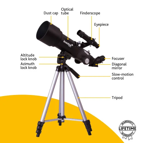 picture Levenhuk Skyline Travel 70 Telescope,  17