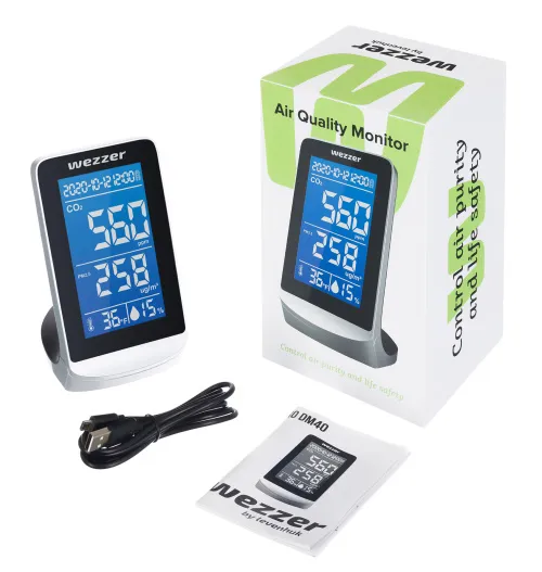 photo Levenhuk Wezzer Air PRO DM40 Air Quality Monitor,  2