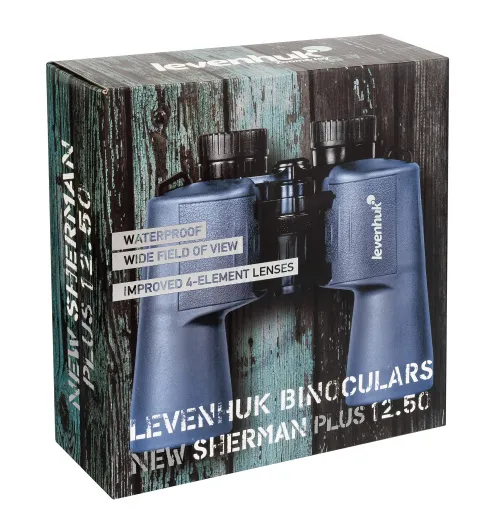 picture Levenhuk New Sherman PLUS 12x50 Binoculars,  13
