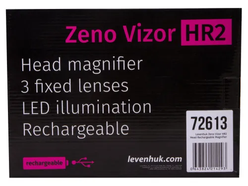 image Levenhuk Zeno Vizor HR2 Head Rechargeable Magnifier,  12