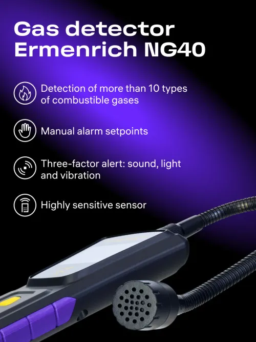 image Ermenrich NG40 Gas Detector,  9