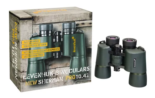 photograph Levenhuk New Sherman PRO 10x42 Binoculars,  5