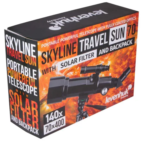 photograph Levenhuk Skyline Travel Sun 70 Telescope,  16