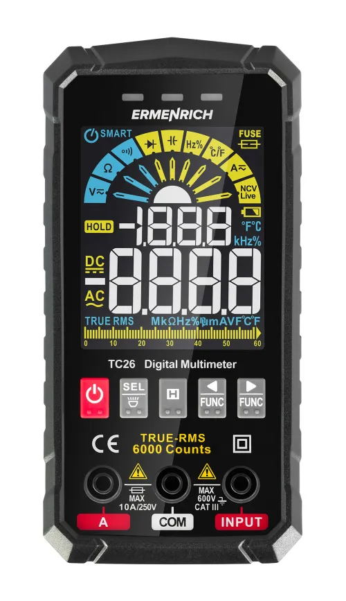 image Ermenrich Zing TC26 Digital Multimeter,  4