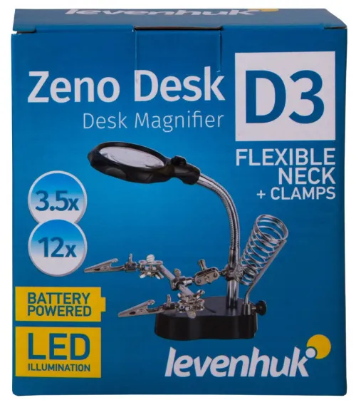 photo Levenhuk Zeno Desk D3 Magnifier,  2