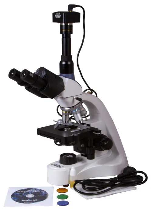 photo Levenhuk MED D10T Digital Trinocular Microscope,  2
