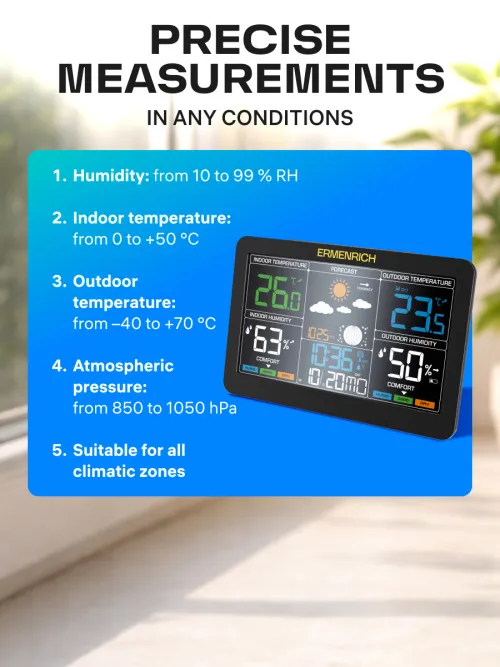 photograph Ermenrich Report WR60 Weather Station,  14