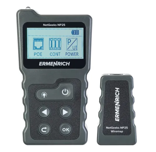 photograph Ermenrich NetGeeks NP25 PoE Tester,  3
