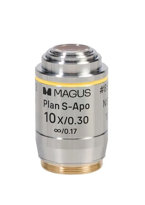 photograph MAGUS FL S-APO60 PlanF S-Apo 4х/10х/20х/40х/100х oil ∞/0.17 H60mm Objective Set,  5