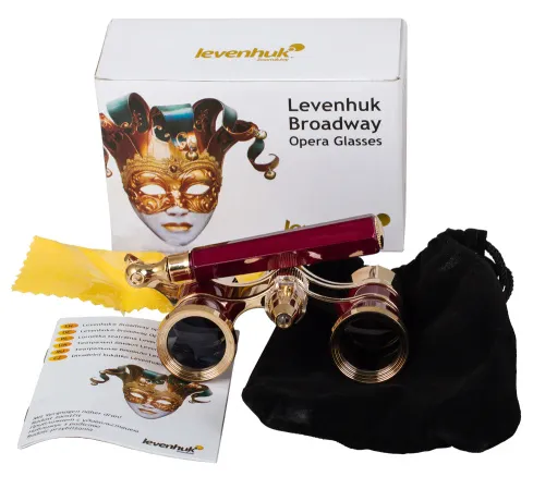 photo Levenhuk Broadway 325N Opera Glasses (lorgnette with LED light),  9