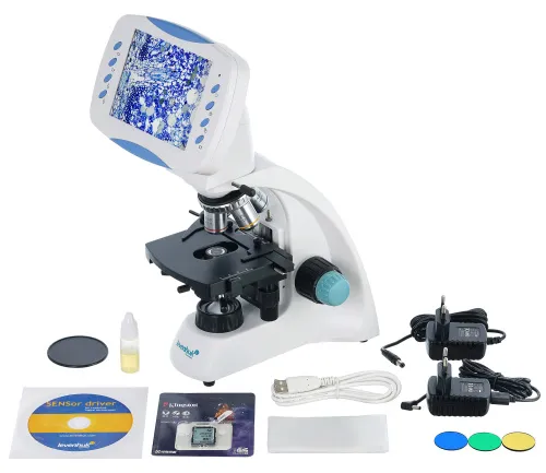 photo Levenhuk D400 LCD Digital Microscope,  2