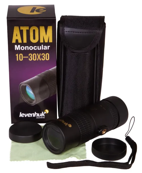 photograph Levenhuk Atom 10–30x30 Monocular,  2