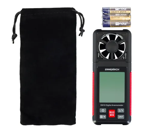 image Ermenrich Seek DN10 Digital Anemometer,  6