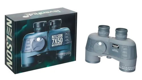 image Levenhuk Nelson 7x50 Binoculars with Reticle and Compass,  4